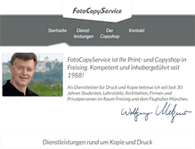 Tablet Screenshot of fotocopyservice.de